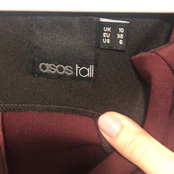 Asos Deep V-Neck Bodycon Dress - Picture 7 of 9